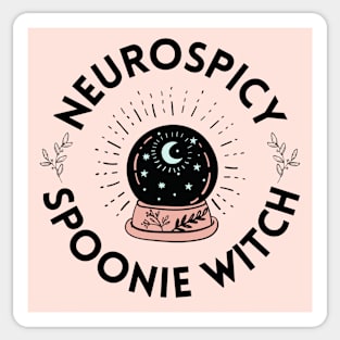 Neurospicy Spoonie Witch Sticker